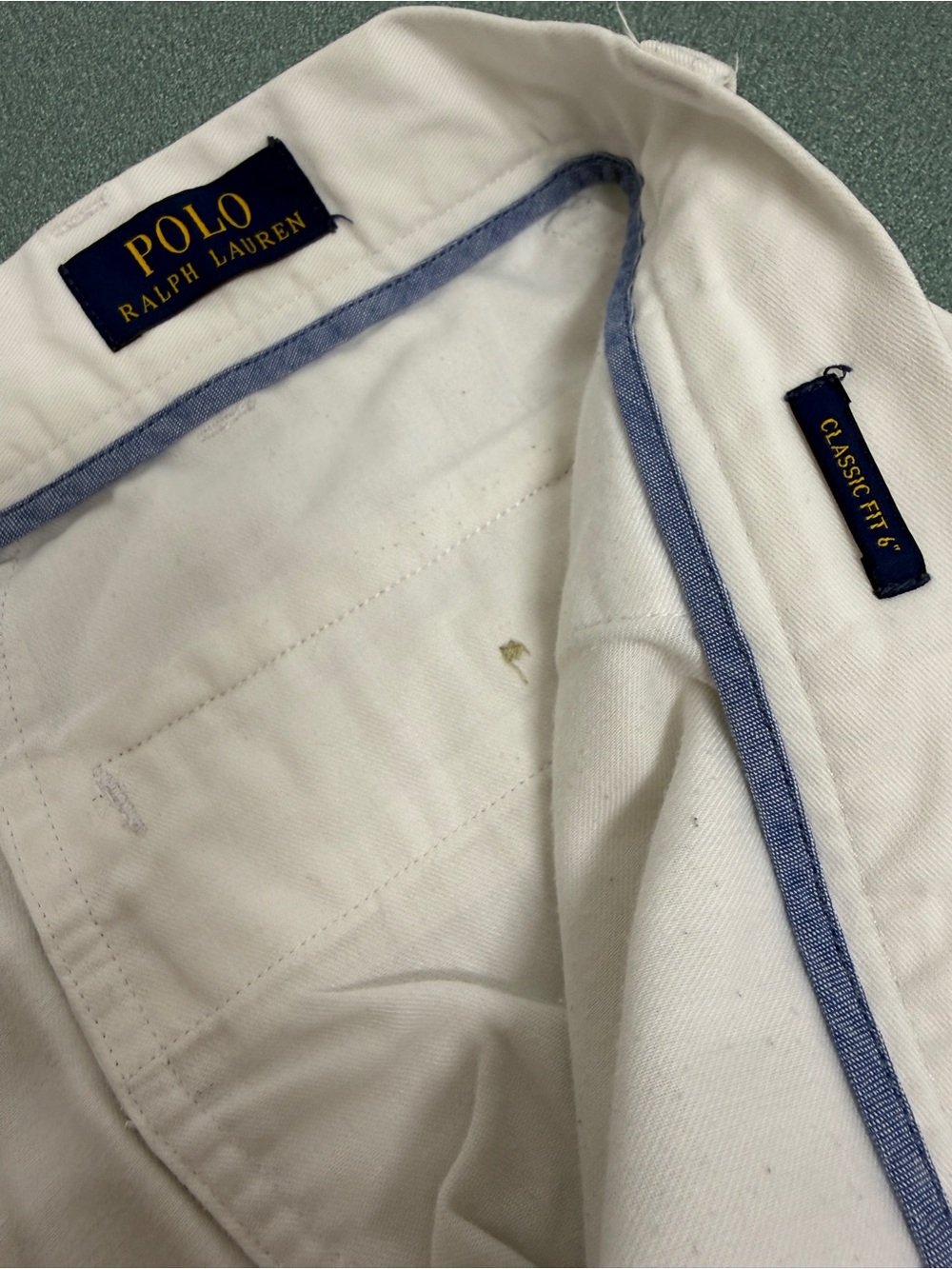 Polo Ralph Lauren Classic Fit 6’ Shorts Men’s 38 White - Picture 3 of 11